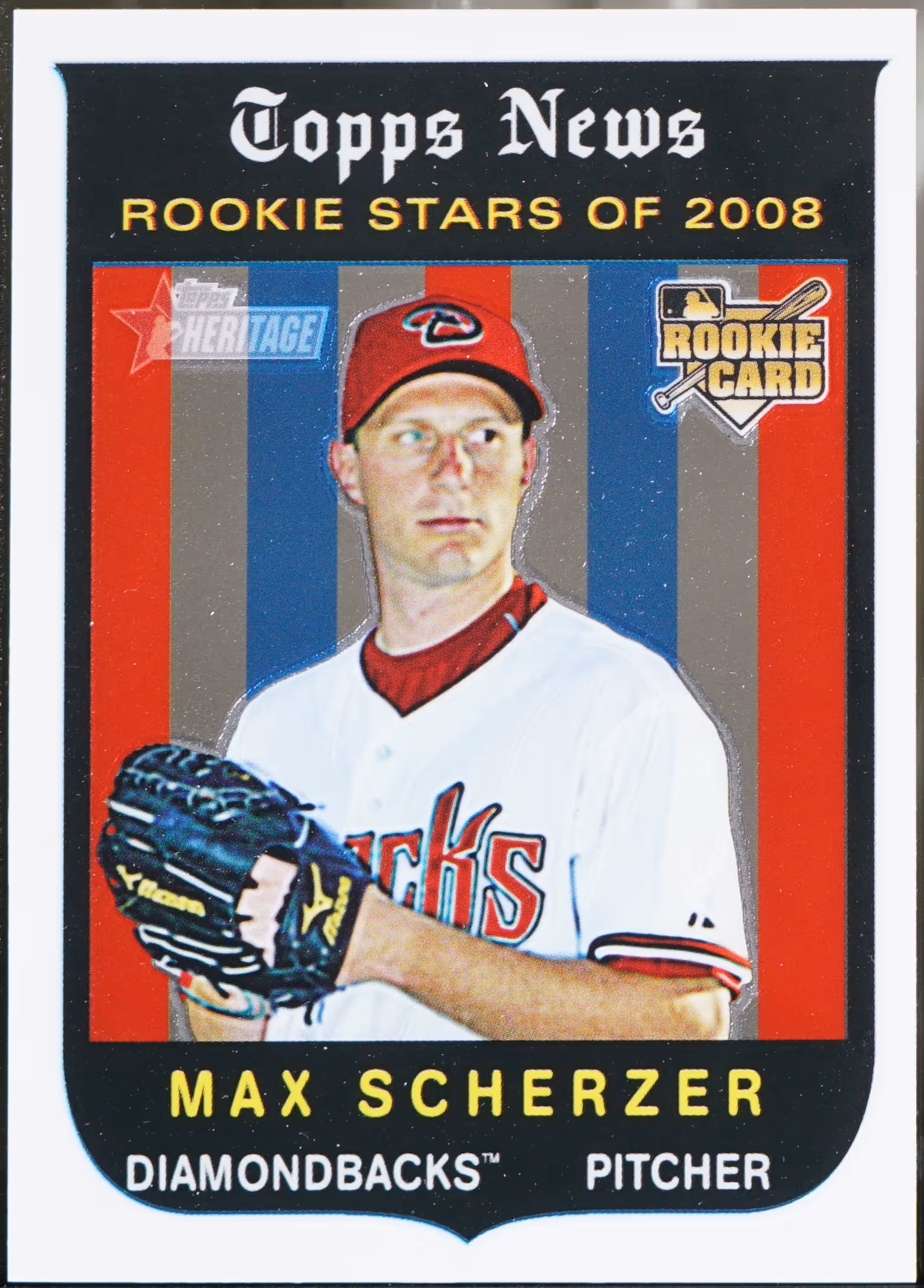 2008 Topps Heritage - Chrome Baseball Max Scherzer #C298 NM - Picture 1 of 2